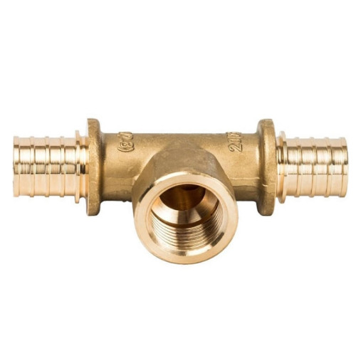 Тройник с ВР резьбой ROMMER 25х3/4"х25 мм, для сшитого полиэтилена