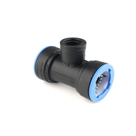 Тройник ПНД Irriplast с ВР резьбой быстроразборный ДУ20х1/2"