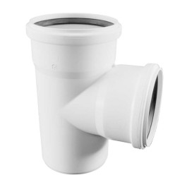 Тройник канализационный Rehau Raupiano Plus Max Flow 110x110мм.87° (арт.11230051001)