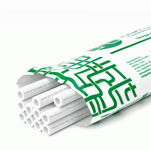 Труба полипропиленовая Политэк 90х15.0 мм PN20 SDR6 4 метра