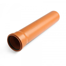 Труба канализационная рыжая Ø110х3.2х3м ПВХ Nashorn