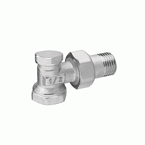 Клапан ручной угловой Delta 1/2" нижний