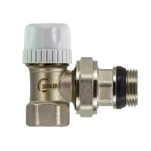 Клапан радиаторный термостатический угловой TIM 3/4" с кольцевым уплотнением полусгона