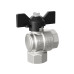 Кран шаровой угловой LD ВР резьба 1/2" ручка-бабочка