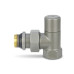 Клапан радиаторный угловой Varmega 1/2" резьба ВР/НР, цвет серый