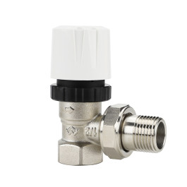 Термостатический клапан радиаторный угловой Varmega 1/2" резьба ВР/НР