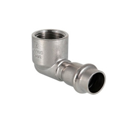 Угол Valtec внутренняя резьба VT.INOX-PRESS 15x1/2" 90° из нержавейки (арт.VTi.952.I.001504)