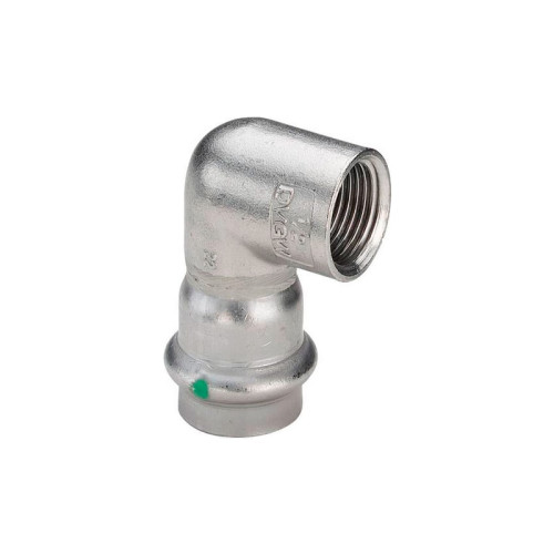 Угол пресс внутренняя резьба Viega Sanpress Inox 15х3/4" из нержавейки (арт. 436988) серия 2314.2