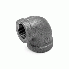 Угол переходной чугунный неоцинкованный Fittex Plus 20х15мм (3/4"х1/2") ВР