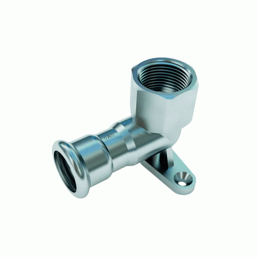 Угол с крепежом Conex Banninger из нержавеющей стали 15х1/2" мм APress 304