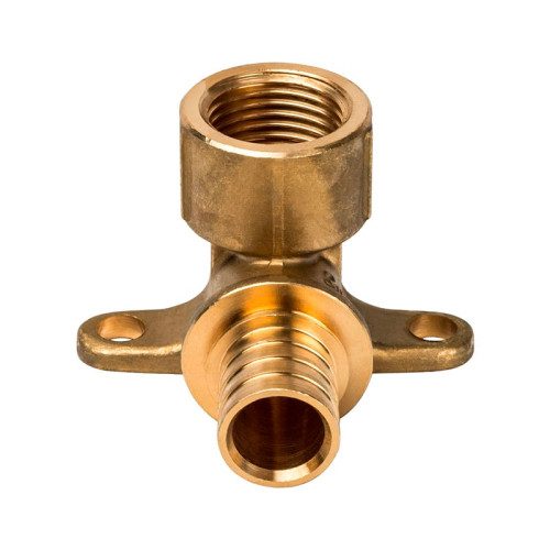 Угол переходной Hoobs с крепежом и ВР резьбой 25х3/4" мм