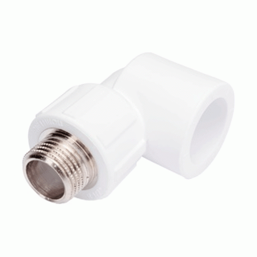 Угол комбинированный полипропиленовый Политэк 32x3/4" мм с НР резьбой