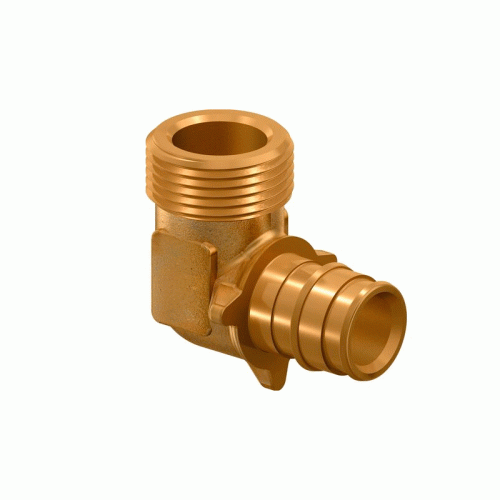 Угол латунный Usystems с НР резьбой 32x1" мм