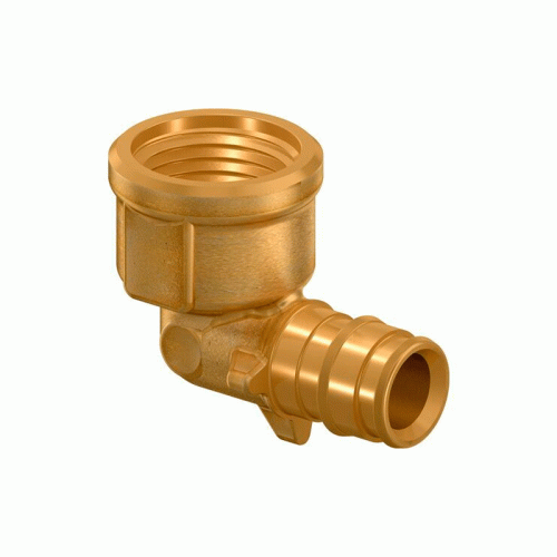 Угол латунный Usystems с ВР резьбой 16x1/2" мм