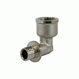 Угол соединительный Royal Thermo с ВР резьбой 20х1/2" мм