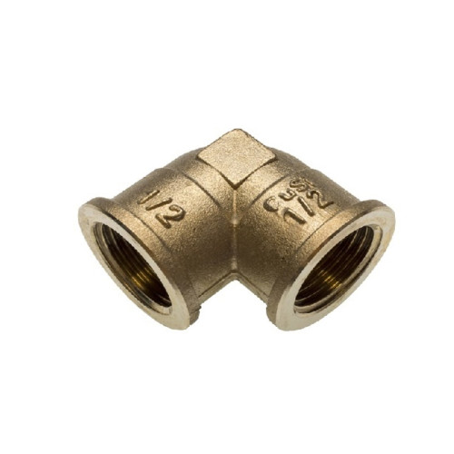 Угол 90° бронзовый Sanha Purafit 1/2" с ВР/ВР резьбой, 3090 арт.1309012