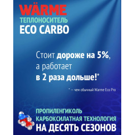 Теплоноситель Warme Eco Carbo 30 канистра 10 кг