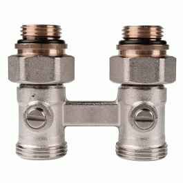 Узел нижнего подключения прямой Delta 3/4"x1/2" D=50 мм