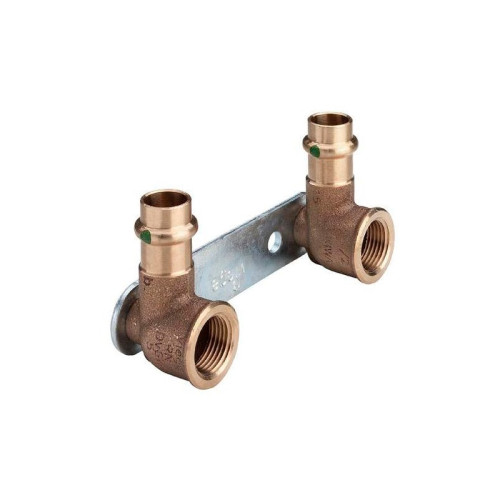 Монтажный узел бронзовый Viega Sanpress SC-Contur 15x1/2"100мм (арт.308674)