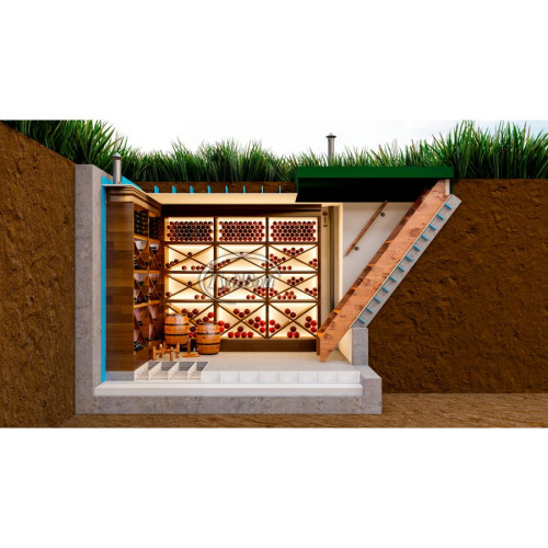 Винный пластиковый погреб ГудВэй 3*2,4м