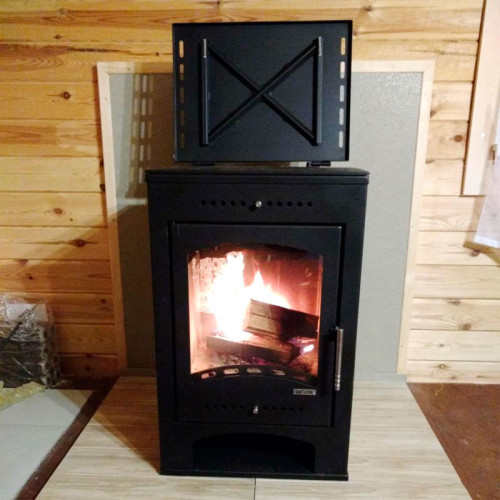 Печь-камин Мета Варта Аква 13 кВт с плитой