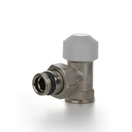 Вентиль термостатический угловой НВ 1/2"×1/2 никелированный