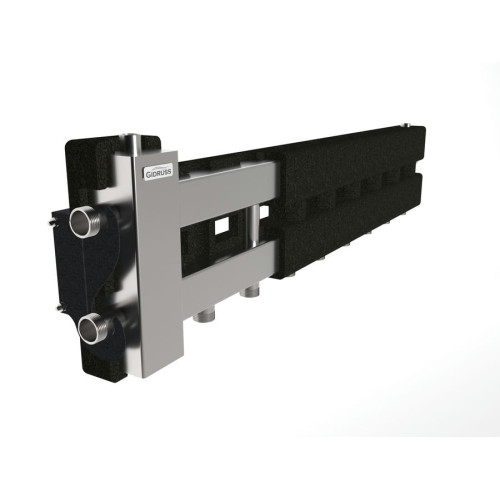 Коллектор нержавеющий Gidruss BMSS-60-5D EPP до 60 кВт 1" 5 контуров EPP термоизоляция