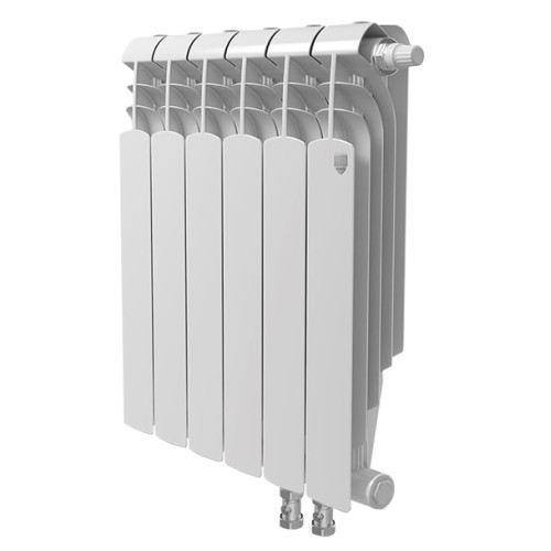 Биметаллический радиатор Royal Vittoria Super 500 2.0 VDR80 с нижним подключением (10 секции)