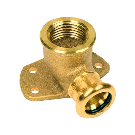 Водорозетка Sanha 15x1/2" мм бронзовая под пресс арт.184721512