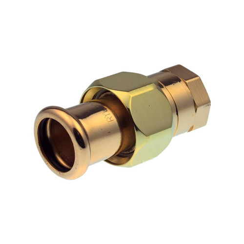 Сгон Sanha 22x3/4" мм с ВР резьбой бронзовый под пресс арт.183302234