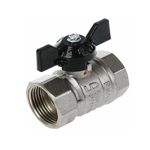 Кран шаровой LD ВР/ВР резьба 1/2" ручка-бабочка