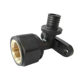 Угол с креплением Varmega Slide-fit с ВР резьбой 16х1/2"мм