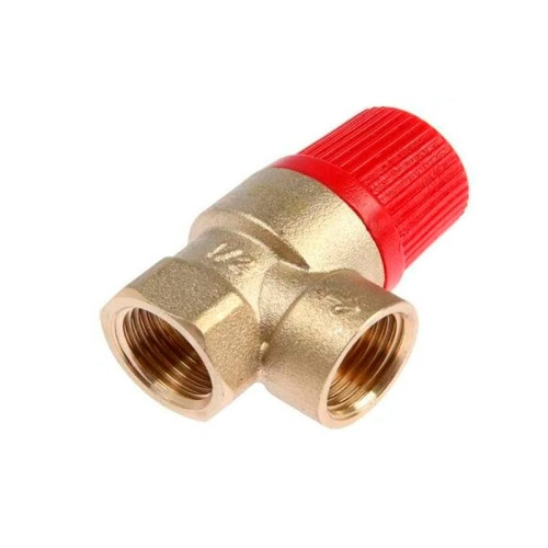 Клапан предохранительный для отопления (3 бар) TIM 1/2"ВР/ВР резьба