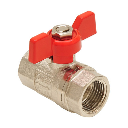 Кран шаровой Smart Install 3/4" ВР/ВР резьба ручка-бабочка