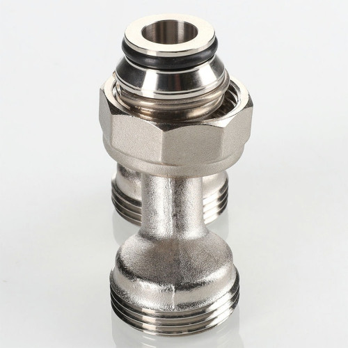 Коллекторный разделитель потока Valtec 3/4"х3/4" под евроконус арт.VT.0681.NE.050505