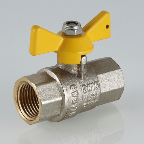 Кран шаровой Valtec Valgas ручка-бабочка ВР/ВР 3/4" (арт.VT.277.N.05)