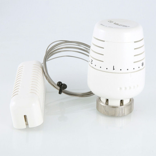 Термостатическая головка с настенным датчиком Valtec М30х1.5 6.5-28°C арт.VT.5010.0.0