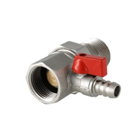 Сгон-отсекатель с дренажным краном Valtec 1" VT.537.N.06