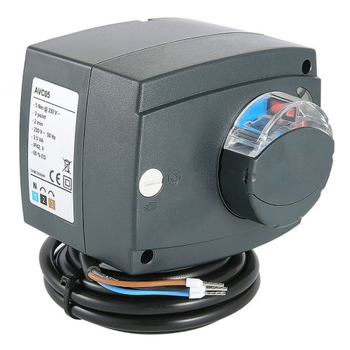 Электропривод поворотный аналоговый Valtec 24 В  арт. VT.M106.R.024