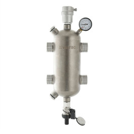 Гидравлическая стрелка из нержавейки Valtec 120 кВт 1"  VT.VAR05.SS.06