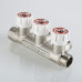Коллектор Valtec для воды с вентилями 3/4"х1/2" на 4 выхода арт.VTc.570.N.0504