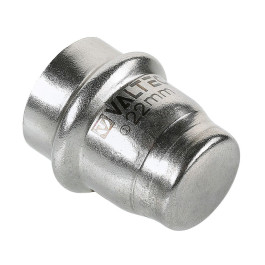Заглушка пресс Valtec VT.INOX-PRESS 15мм из нержавейки (арт.VTi.961.I.000015)