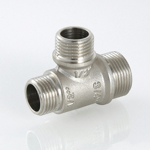 Тройник переходной Valtec с НР резьбой 3/4"x3/4"x1/2" мм арт.VTr.131.RN.050504