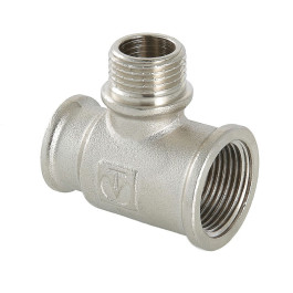 Тройник с переходом на НР резьбу Valtec 3/4"x1/2"x1/2" мм арт.VTr.132.RN.050404
