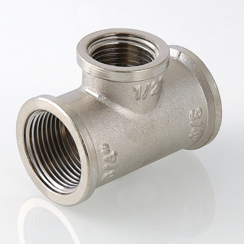 Тройник переходной Valtec с ВР резьбой 3/4"x1/2"x3/4" мм арт.VTr.750.N.0504