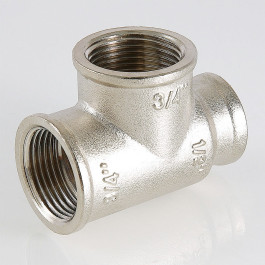 Тройник переходной Valtec с ВР резьбой 1/2"x3/4"x1/2" мм арт.VTr.750.RN.040504