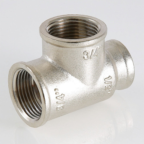 Тройник переходной Valtec с ВР резьбой 3/4"x1/2"x1/2" мм арт.VTr.750.RN.050404