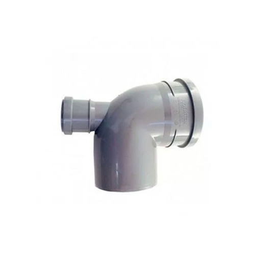 Отвод с фронтальным патрубком Sinikon Standart 110/50 мм 87º выход сзади