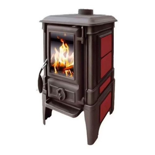 Печь-камин Guca Arina 1210 высокая dark red