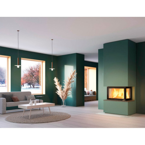 Печь-камин Nordpeis Davos U высокий топка N-29U